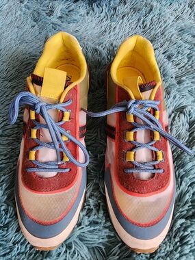 Zara Red, Yellow & Blue Colorblock Sneakers- Womens or Youth